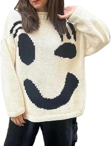 トップス DAIRIKU Smiling Girl Pullover Knit DAIRIKU(ダイリク)